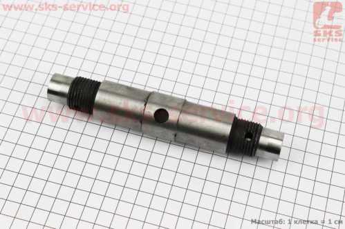 Вал КПП дифференциала L-160mm, М24