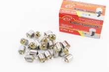 Лампа повороту (біла з цоколем) 12V / 10W G18 BA15S к-кт 20шт Заводской стандарт OEM