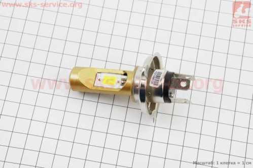 Лампа фары диодная H4 - LED-2 (желтая)