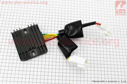 Реле-регулятор напряжения (L93*W80*H28mm) RGU-164 HONDA CBR600/CBR1000