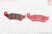 Тормозные колодки (дисковые) Honda CR 125/XLR 125 RW/CRM 250/XR 250/XL 600; SUZUKI- DR 125/RM 125-250 SBK2; KAWASAKI- KLX 250/ KX 250 к-кт красные