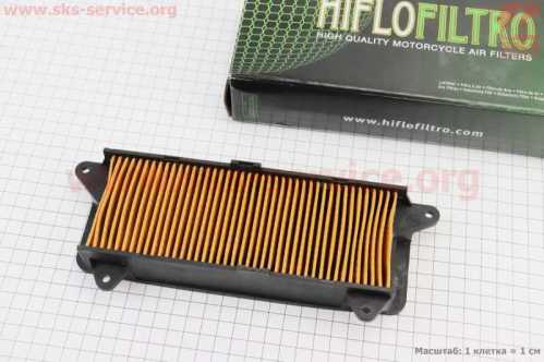 Фильтр-элемент воздушный HFA1117 (77x212мм) Honda NHX110 Lead (2008-2012)