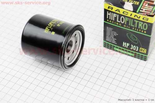 Фильтр масляный HF303RC (65x83мм) Honda CB400/CB500/CB600/CB750/CB1000, Kawasaki EX300/ZX400/ZX600/EX650, ATV Polaris 300/400/500