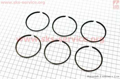 Кольца поршневые к-кт 6шт 12V STD 58,00mm