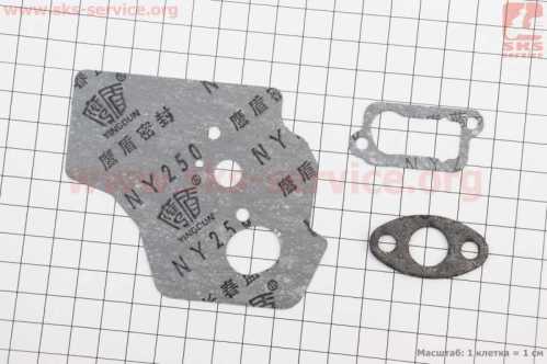 Прокладки двигателя HONDA GX35 (CG438) - 4Т, к-кт 3 детали, (на блистере)