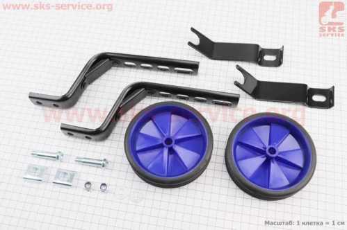 Колеса боковые 12-20", синие HR09