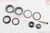 Рулевые чашки BMX 1-1/8" (34/28,6x34/30) безрезьбовой вилки, чёрные H878SW