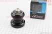 Рулевые чашки BMX 1-1/8" (34/28,6x34/30) безрезьбовой вилки, чёрные H879