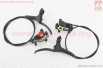 Тормоз Disk-brake гидравлический передний (F160/R140мм)+задний (F180/R160мм), чёрный