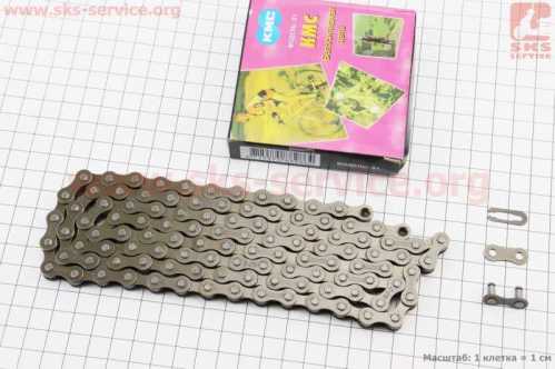 Цепь приводная 1/2х1/8х112L 1 скорость, коричневая S1