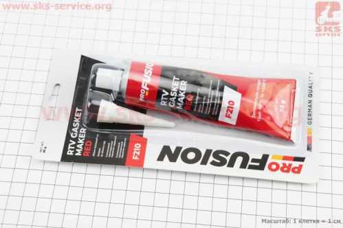 Герметик силиконовый высокотемпературный КРАСНЫЙ "Gasket Maker RED" 85g