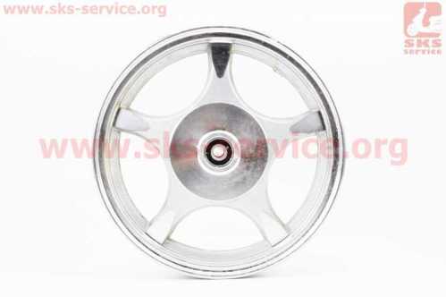 Диск передний литой MT2,15x10 d12mm (диск торм. 3 болта) "5 лучей" серый