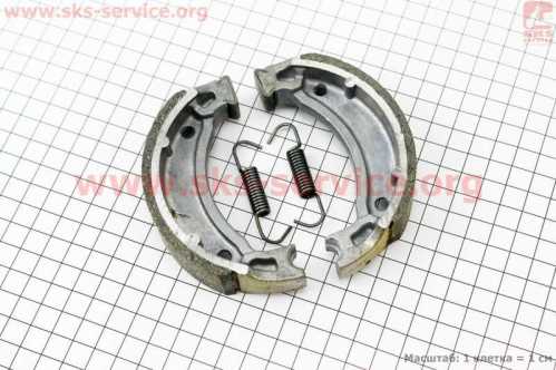 Тормозные колодки барабан Yamaha 3KJ, D=105mm