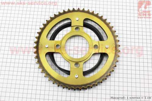 Звезда задняя GLPRO - 428-50T - d=58; 4отв.*90mm "каленая" (V200R)