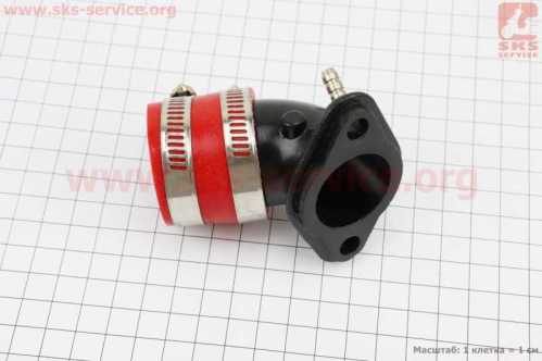 Патрубок карбюратора 29/34mm поворотный