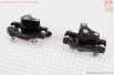 Тормоз Disk-brake передний (F160/R140мм)+задний (F180/R160мм), диски 160мм, крепл. 6 болтов, чёрный DX-2012
