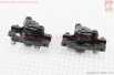 Тормоз Disk-brake передний (F160/R140мм)+задний (F180/R160мм), диски 160мм, крепл. 6 болтов, чёрный DX-2019