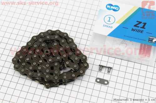 Цепь приводная 1/2х1/8х112L 1 скорость, коричневая Z1