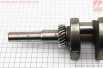 Коленвал 168F (Dшейки-30mm, H-80mm, L-255mm) под шпонку D-19mm, для двигателя GX-160 - 5,5л.с.