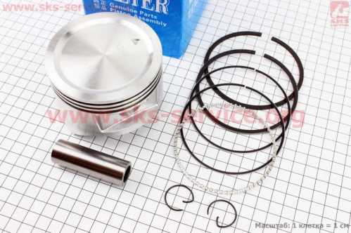 Поршень к-кт 188F 88mm +0,50, (палец 20mm)