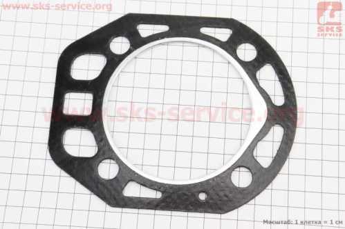 Прокладка головки цилиндра R180NM-80mm (вн. кольцо с выступом)