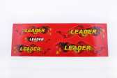 Наклейки (набор) LEADER (48х16см, красные) EVO