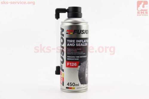Герметик для быстрого ремонта шин "TIRE INFLATOR SEALER", Аэрозоль 450ml ProFUSION