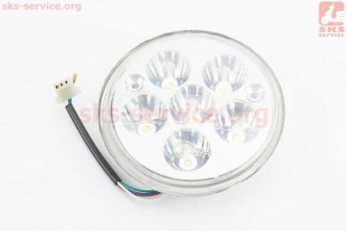 Фары круглой передняя часть DELTA/ALPHA 5+1-LED, d-140mm, TUNING (без габаритных диодов)