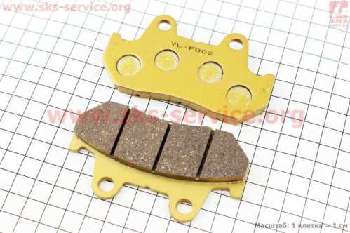 Тормозные колодки (дисковые) Honda WH-125/CB-125T/CBX-250/CX-500/CBX-750/VF-750/VF-1000/GL-1100/NS-250/CN-250/VFR-400
