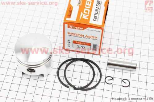 Поршень к-кт 44mm (палец 10mm) NOKER