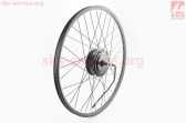 ЭЛЕКТРО-колесо заднее 29" 48V-750W, под вольнобег, Disk-brake, крепл. гайка (электровелосипед)