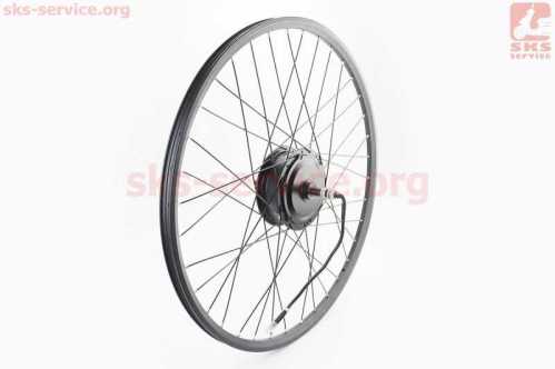 ЭЛЕКТРО-колесо заднее 29" 48V-750W, под вольнобег, Disk-brake, крепл. гайка (электровелосипед)