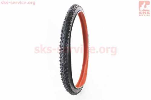 Шина 26"x1,95 (54-559) шипованная с красной полосой SV212