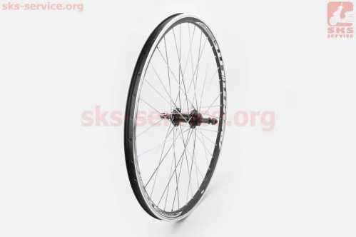 Колесо 26" заднее V-brake, обод "капля" и втулка 14Gx36H алюминиевые, пром-подшипники 6200 2RS, под вольнобег, крепл. гайка, "AVANTI" (возм. царапины)