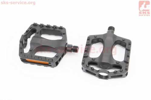 Педали MTB 9/16" (103x86x24mm) пластиковые, черные NW-492