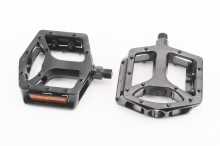 Педали BMX 9/16" (113x108x26mm) алюминиевые, чёрные NWL-316 Заводской стандарт OEM
