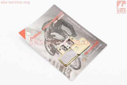 Тормозные колодки Disk-brake (Shimano BR-M416,575,495,486,485,446,445,395,375), жёлтые YL-1001