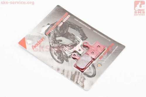 Тормозные колодки Disk-brake (Shimano XTR,M615,666,675,785,985,988,6000,7000,8000,8020,9000,9020, R315,515,785, S700, RS785, CX75), красные YL-1055