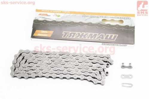 Цепь приводная 1/2х1/8х112L 1 скорость, серая (ТяжМаш)