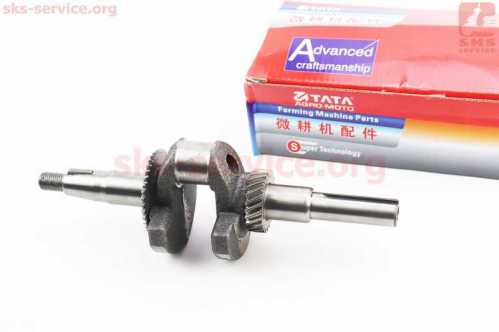 Коленвал 168F/170F (Dшейки-30mm, H-85mm, L-255mm) под шпонку D-19mm