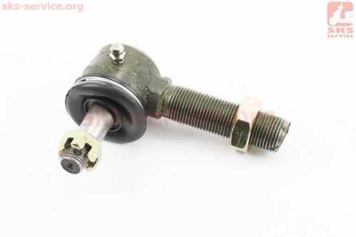 Наконечник рулевой, левая резьба, М18, М12, конус 12-14mm, с масленкой Xingtai 220 (160.31.019)
