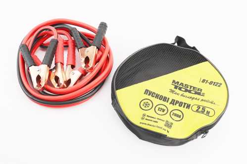Провода пусковые 200А/12V, 2,5м 81-0122 Заводской стандарт OEM