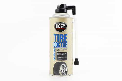 Герметик для швидкого ремонту шин "TIRE DOCTOR", Аерозоль 400ml Заводской стандарт OEM