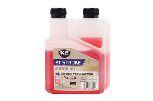 Олива 2T - мінеральна універсальна "2T STROKE OIL RED", 500ml (з дозаторм) Заводской стандарт OEM