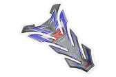 Наклейка защитная на бак топливный "SUZUKI", карбон TQ-003
