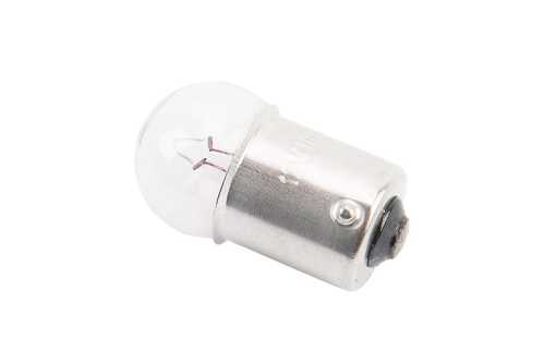 Лампа повороту (біла з цоколем) 12V / 10W G18 Заводской стандарт OEM