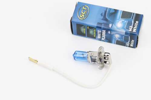 Лампа фары H3 12V 55W галогенная Super White