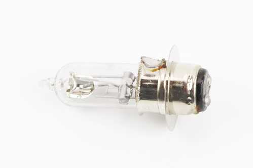 УЦЕНКА Лампа фары P15D-25-1 12V 18/18W, (незначительный заводской дефект, см. фото)