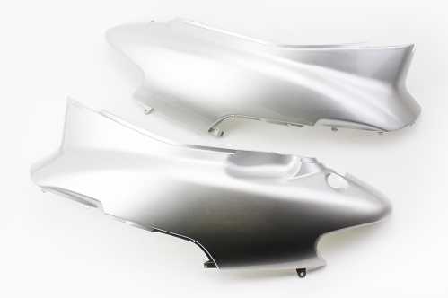 Honda DIO AF-34/35 пластик - верхний боковой лев+прав к-кт 2шт, СЕРЫЙ