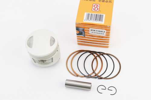 Поршень к-кт CB/CG150cc 62,0мм STD (висота 53,0мм; палець 15мм) жовта коробка